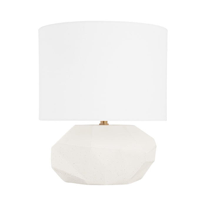 Ashburn Table Lamp in White (Short).