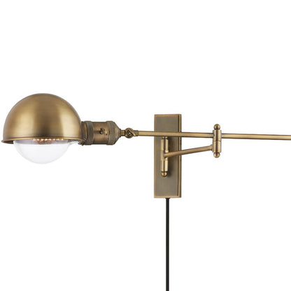 Cannon Plug-In Wall Light in Detail.