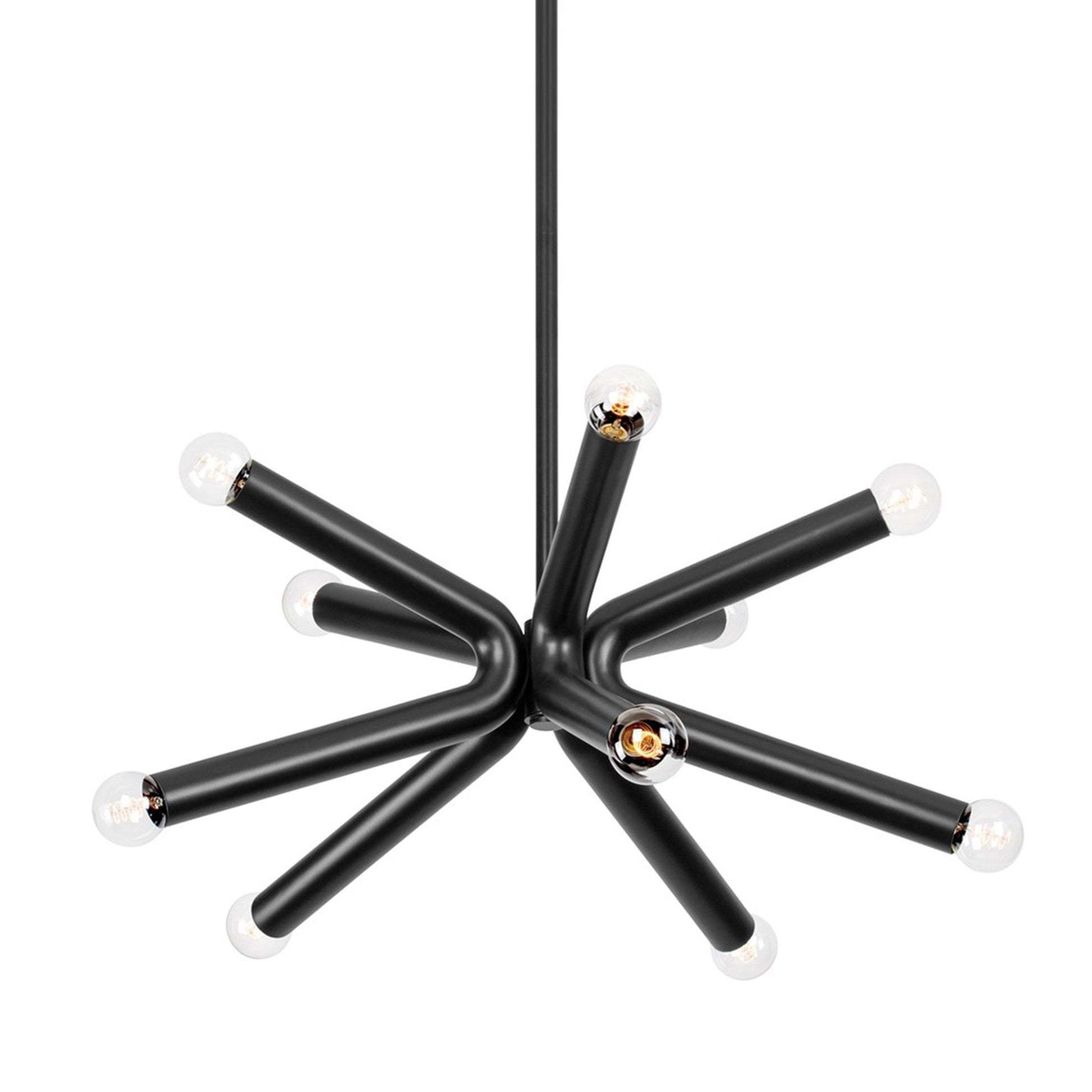 Dash Chandelier in Soft Black (10-Light).