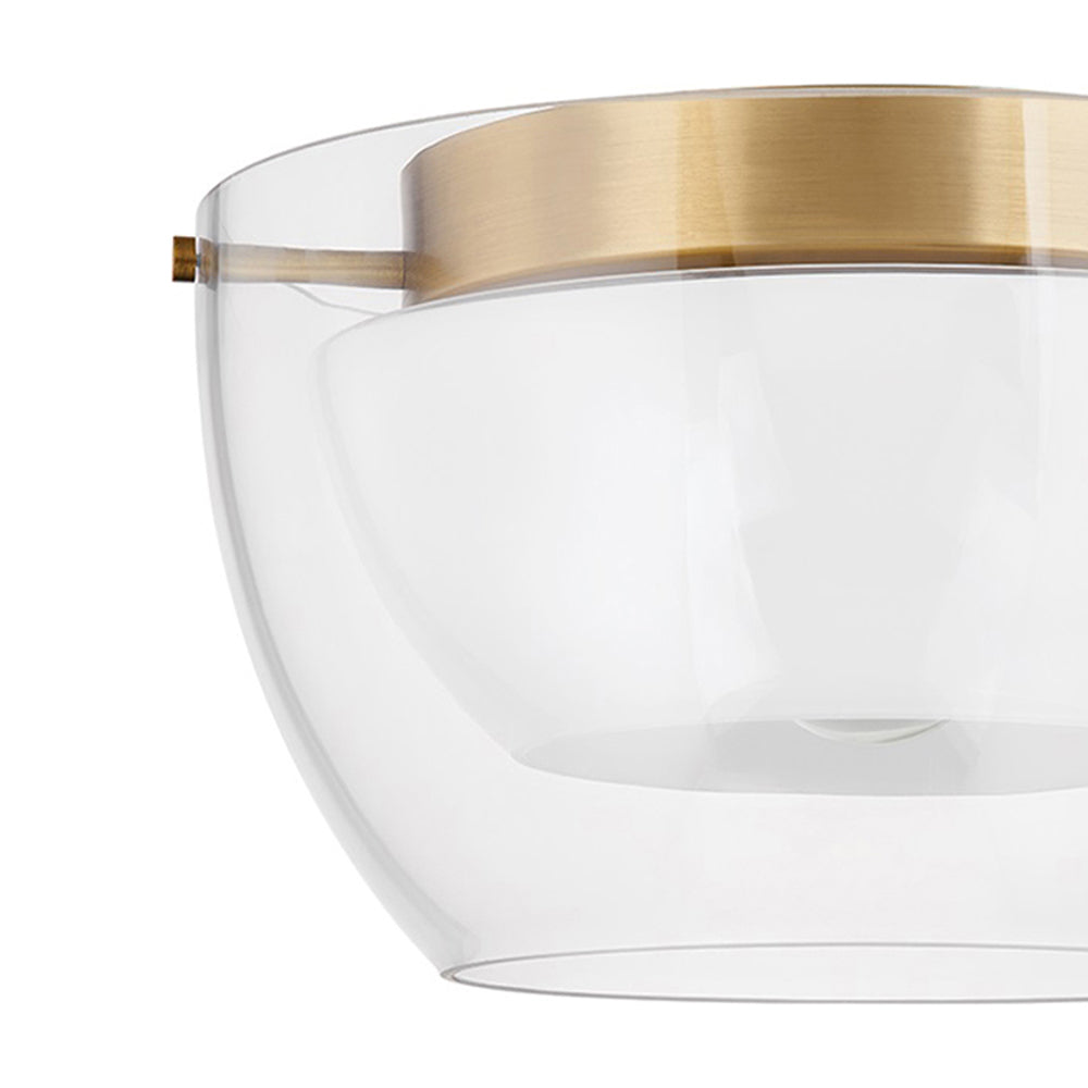 Dutton Flush Mount Ceiling Light in Detail.