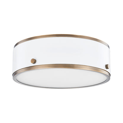 Eli Flush Mount LED Ceiling Light in Soft White (Small).