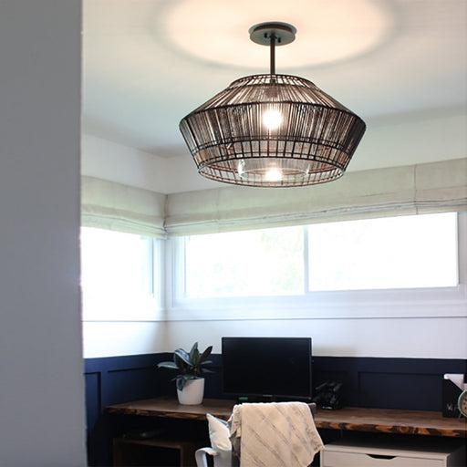 Hunters Point Chandelier in dining room.