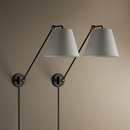 Navin Plug-In Wall Light in Detail.