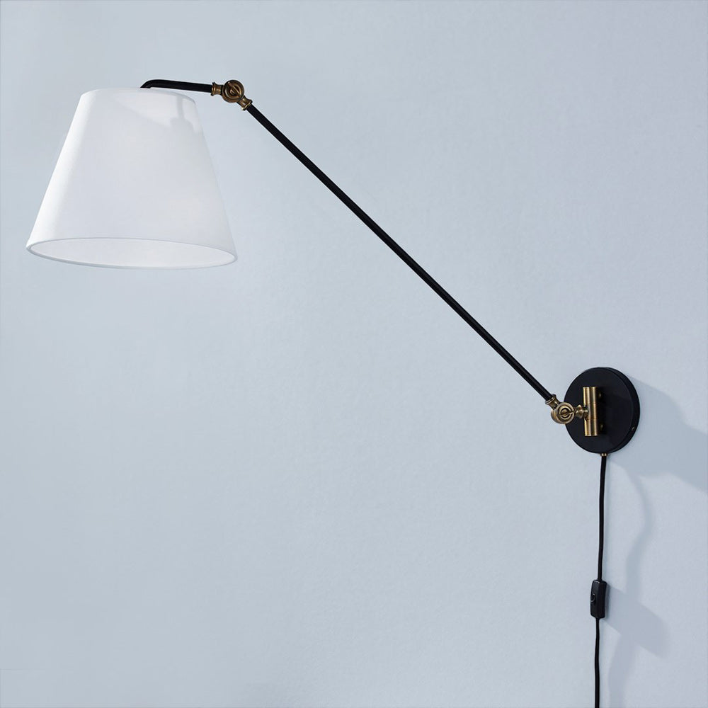 Navin Plug-In Wall Light in Detail.