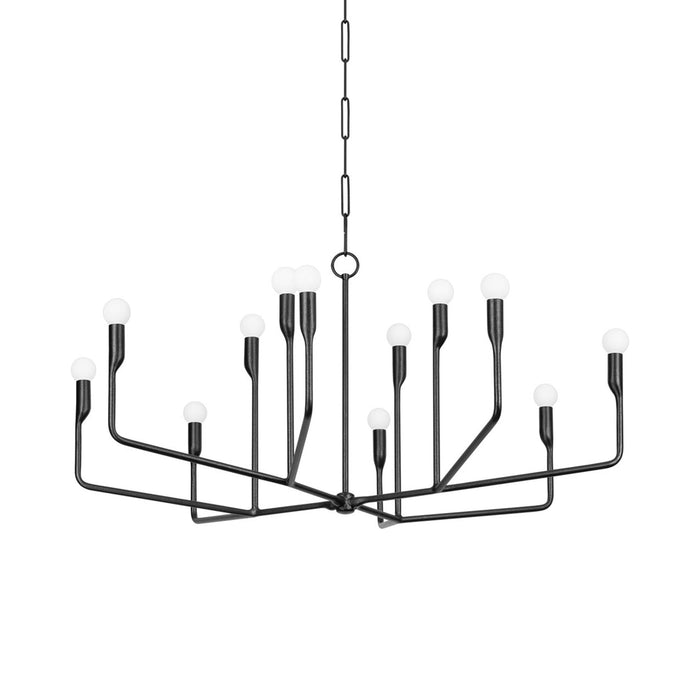 Norman Chandelier in Forged Iron (12-Light).