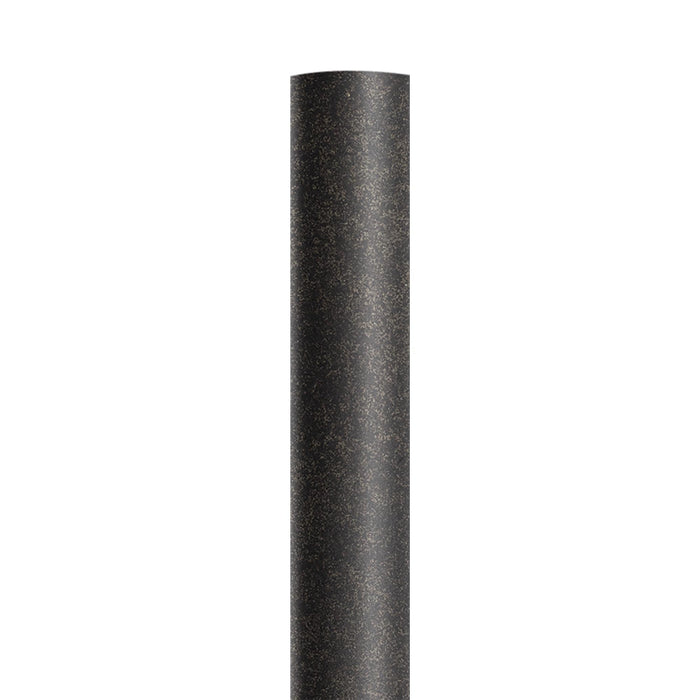 Smooth Outdoor Aluminum Pole in French Iron.