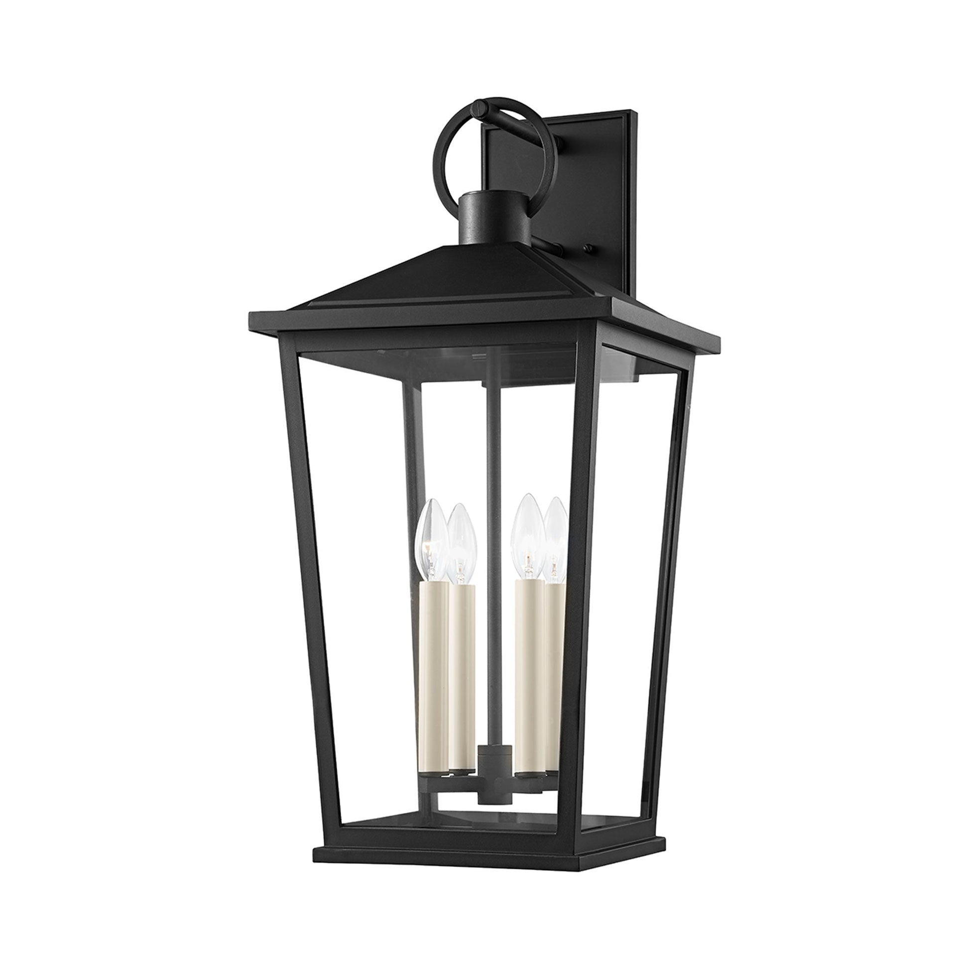 Soren Outdoor Wall Light in Texture Black (4-Light).