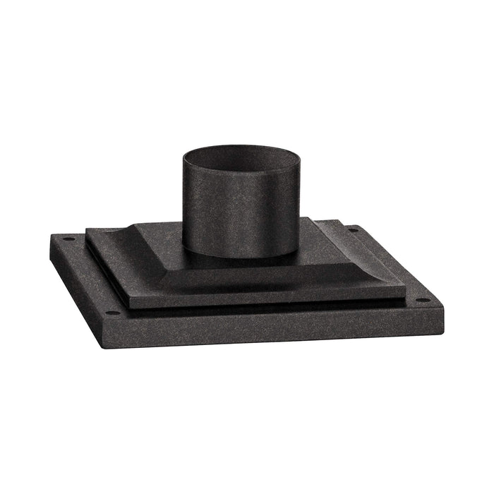 Square Outdoor Pier Mount in French Iron (Square).