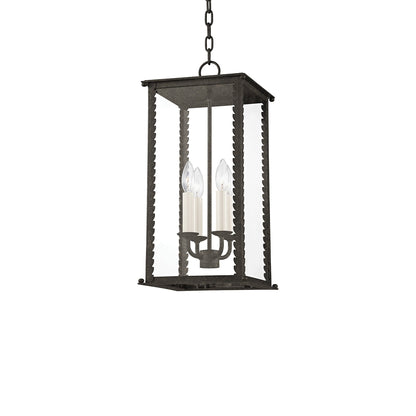 Zuma Outdoor Pendant Light in French Iron (Medium).