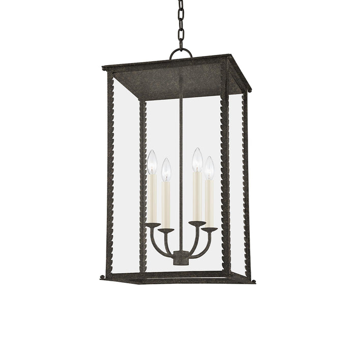 Zuma Outdoor Pendant Light in French Iron (Large).