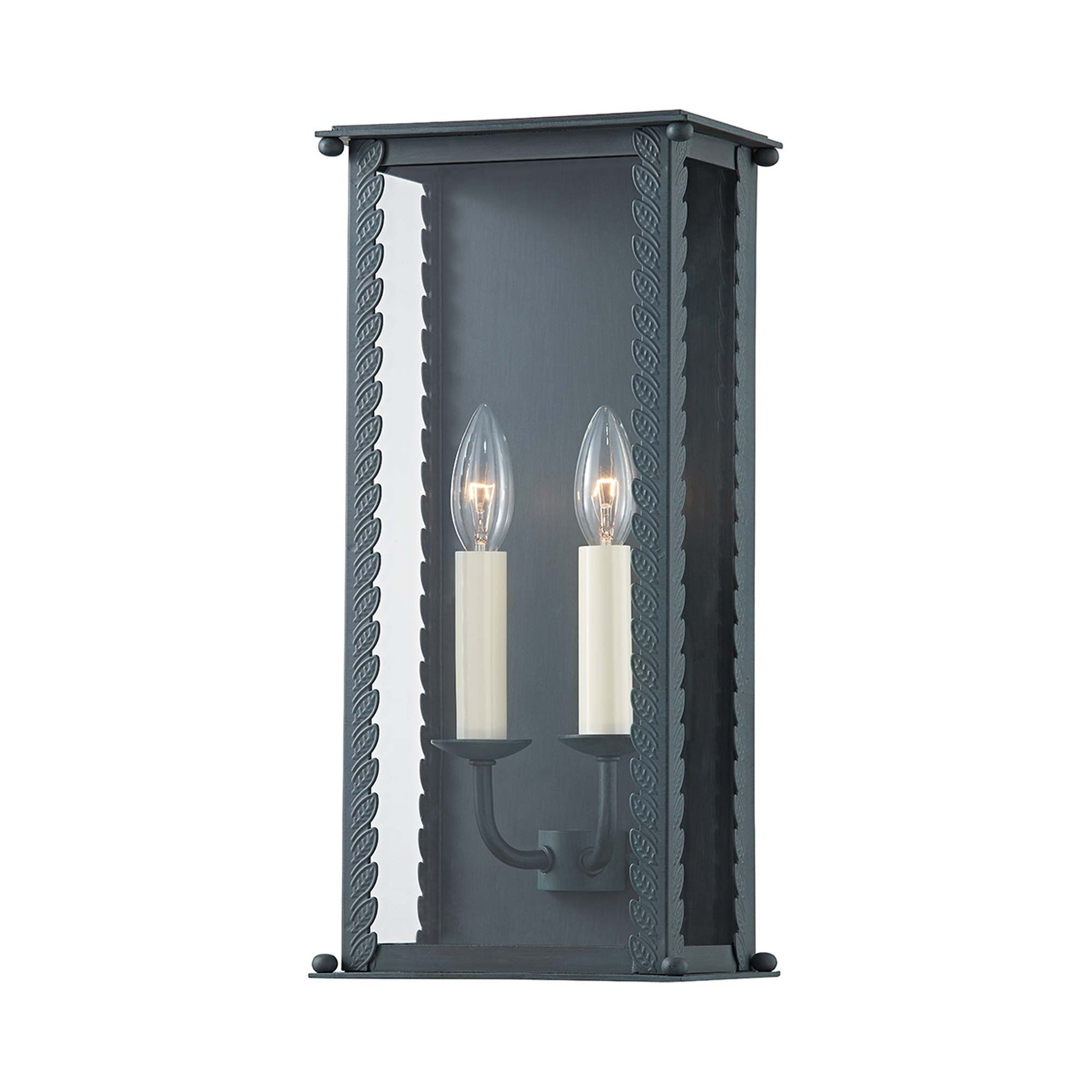 Zuma Outdoor Wall Light in Verdigris (2-Light).
