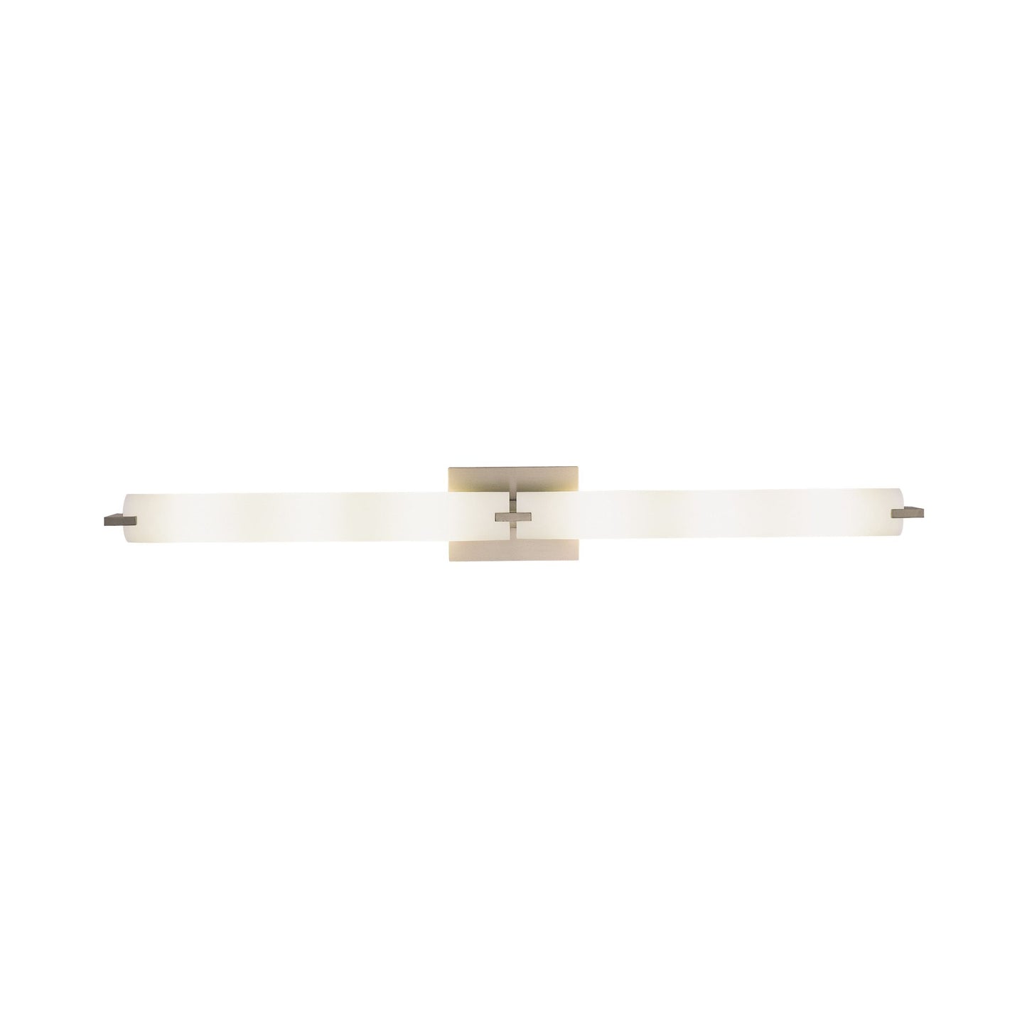 Tube Bath Vanity Light in Brushed Nickel (6-Light).