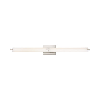 Tube LED Bath Vanity Light in Chrome (Large/2-Light).