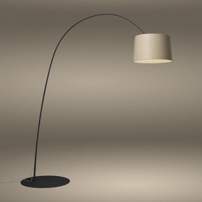 Twiggy Wood Floor Lamp in Black.