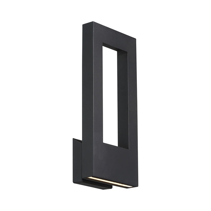 Twilight Outdoor LED Wall Light in Small/Black.