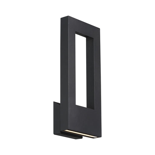 Twilight Outdoor LED Wall Light in Black.