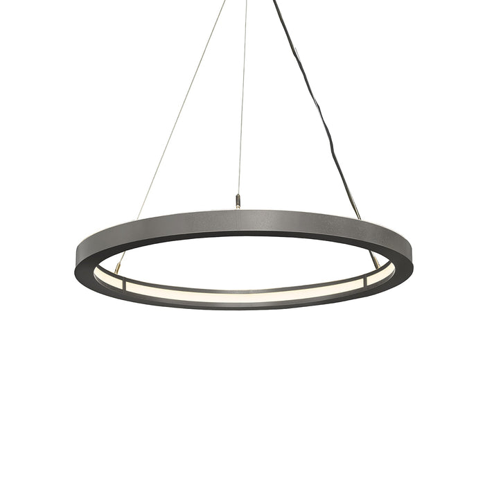 Boks LED Pendant Light in Smoked Silver (Small).