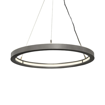 Boks LED Pendant Light in Smoked Silver (Medium).