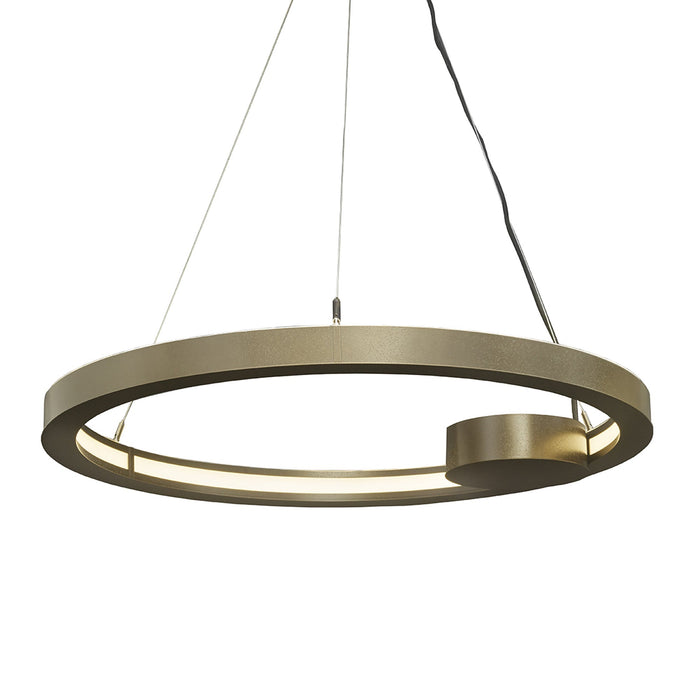 Boks Ring LED Pendant Light in New Brass (Large).