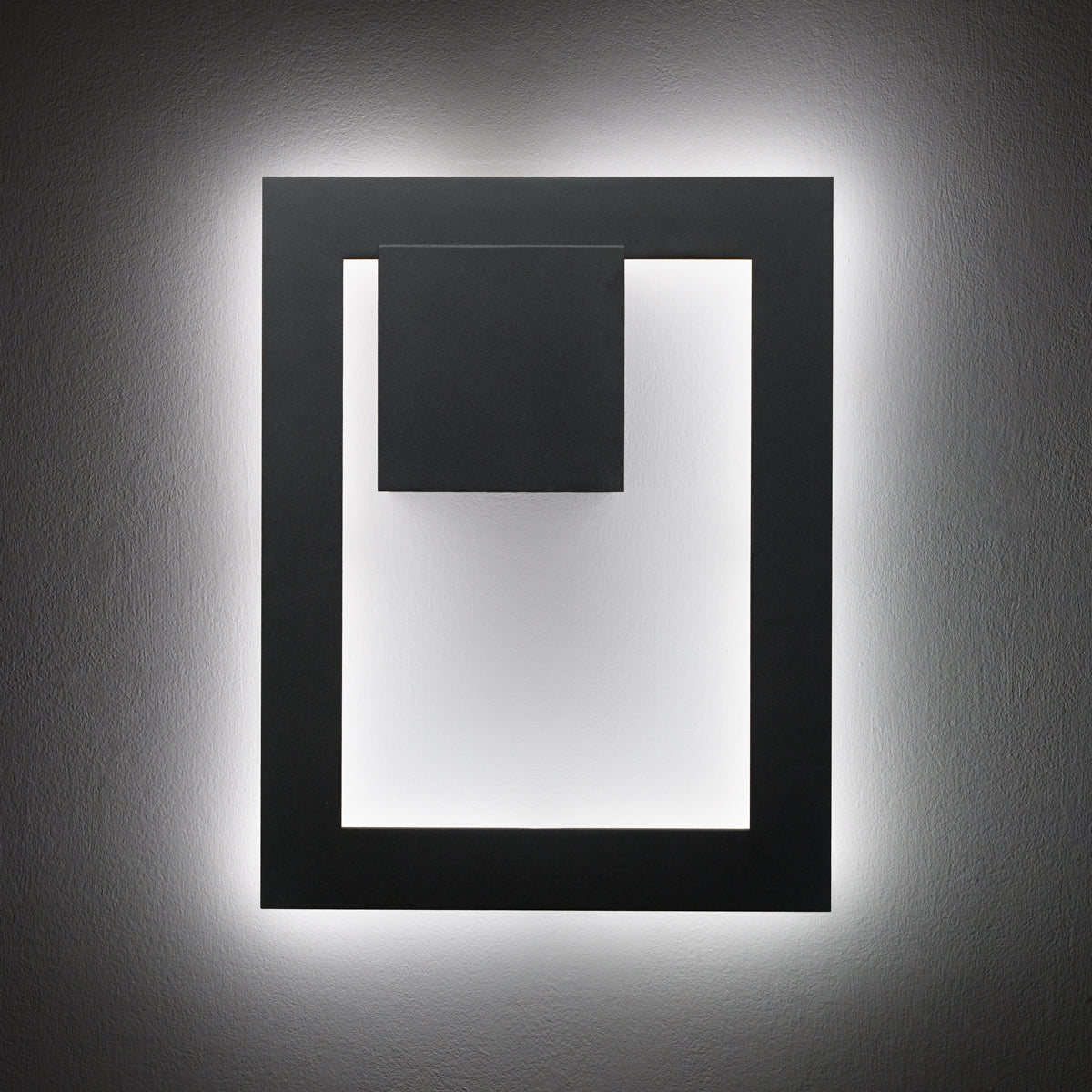 Boks Square LED Wall Light in Detail.