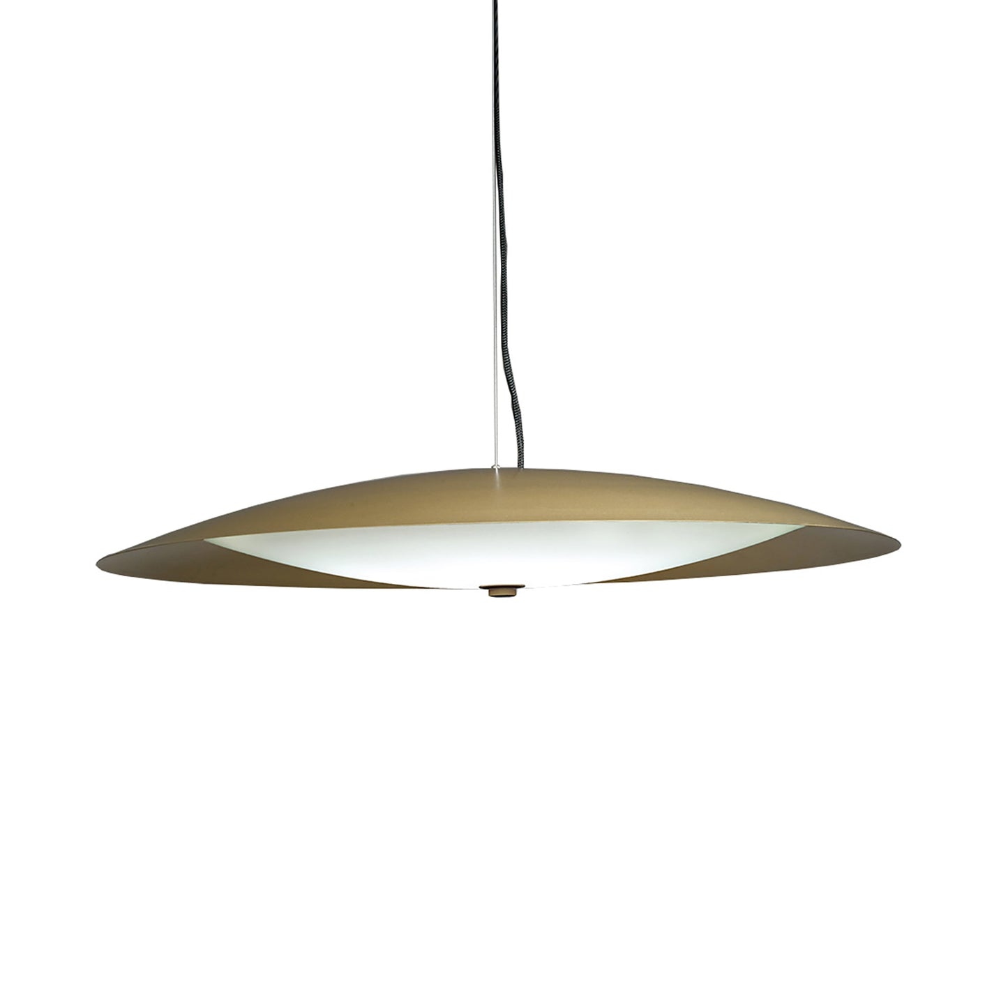 Cirrus LED Pendant Light in New Brass (Medium).