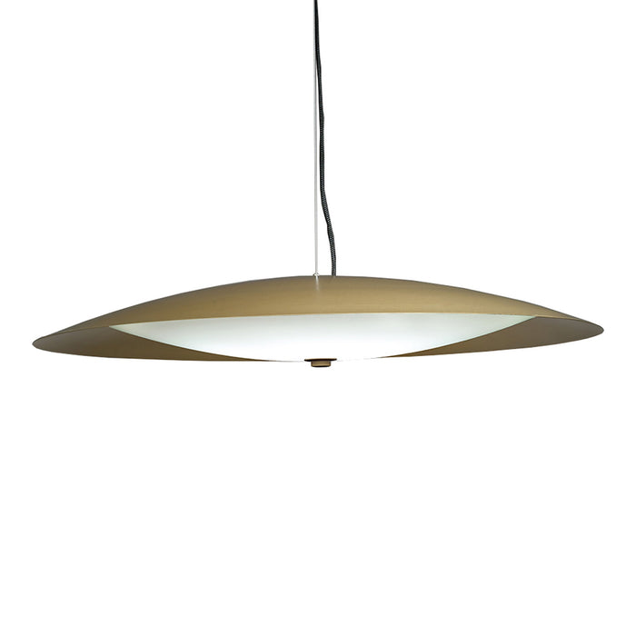 Cirrus LED Pendant Light in New Brass (Large).