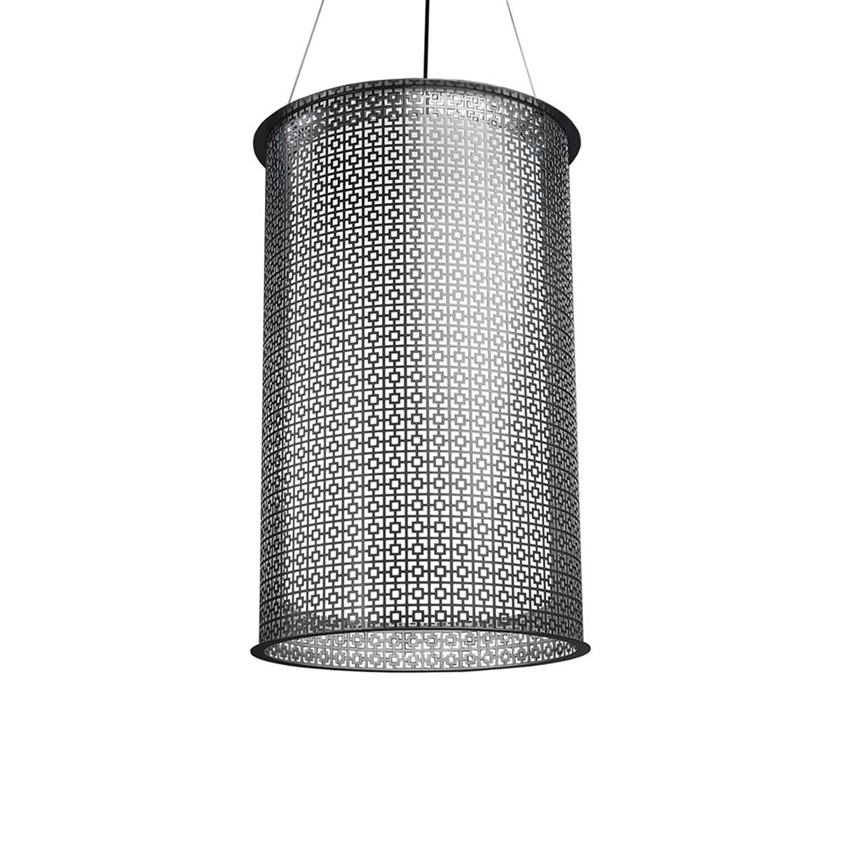 Clarus LED Pendant Light in Angles/Dark Iron.