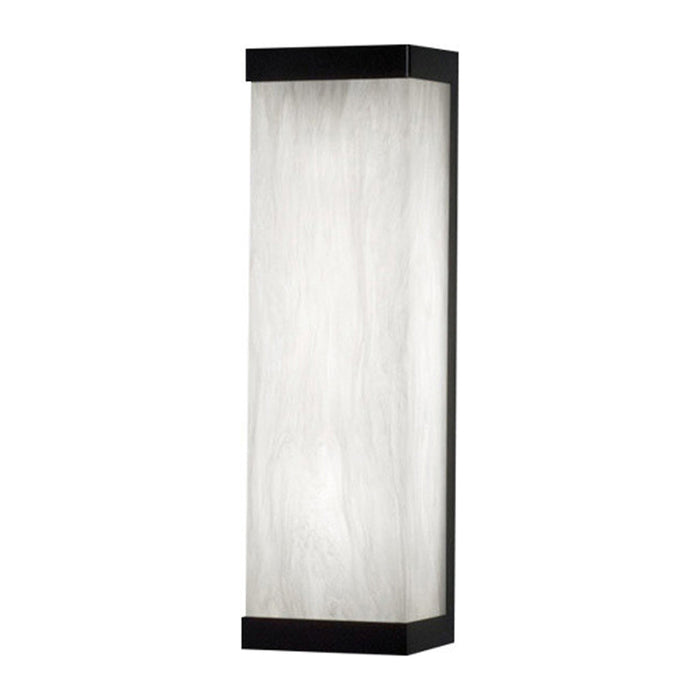 Classics Rim Outdoor LED Wall Light in Black/White Swirl (Large).