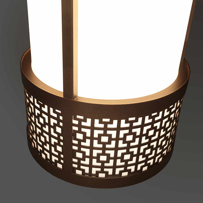 Duo Cylindrical LED Pendant Light in Detail.