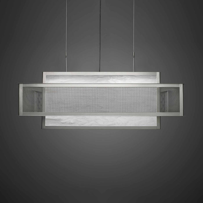 Duo LED Linear Pendant Light in Detail.