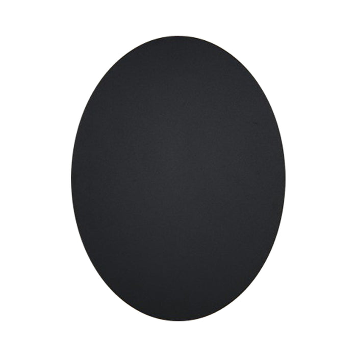 Fortis LED Wall Light in Oval/Black.