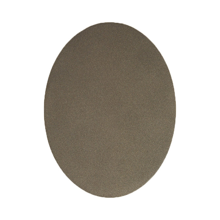 Fortis LED Wall Light in Oval/Cast Bronze.