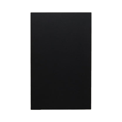 Fortis LED Wall Light in Rectangle/Black.