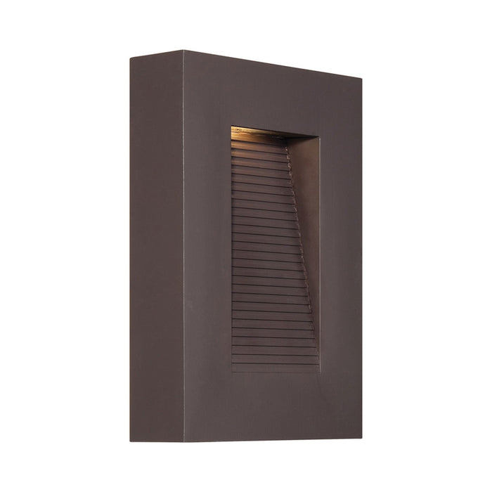 Urban LED Wall Light in Small/Bronze.