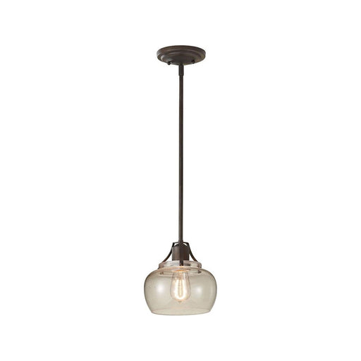 Urban Renewal Round Glass Pendant Light in Clear.
