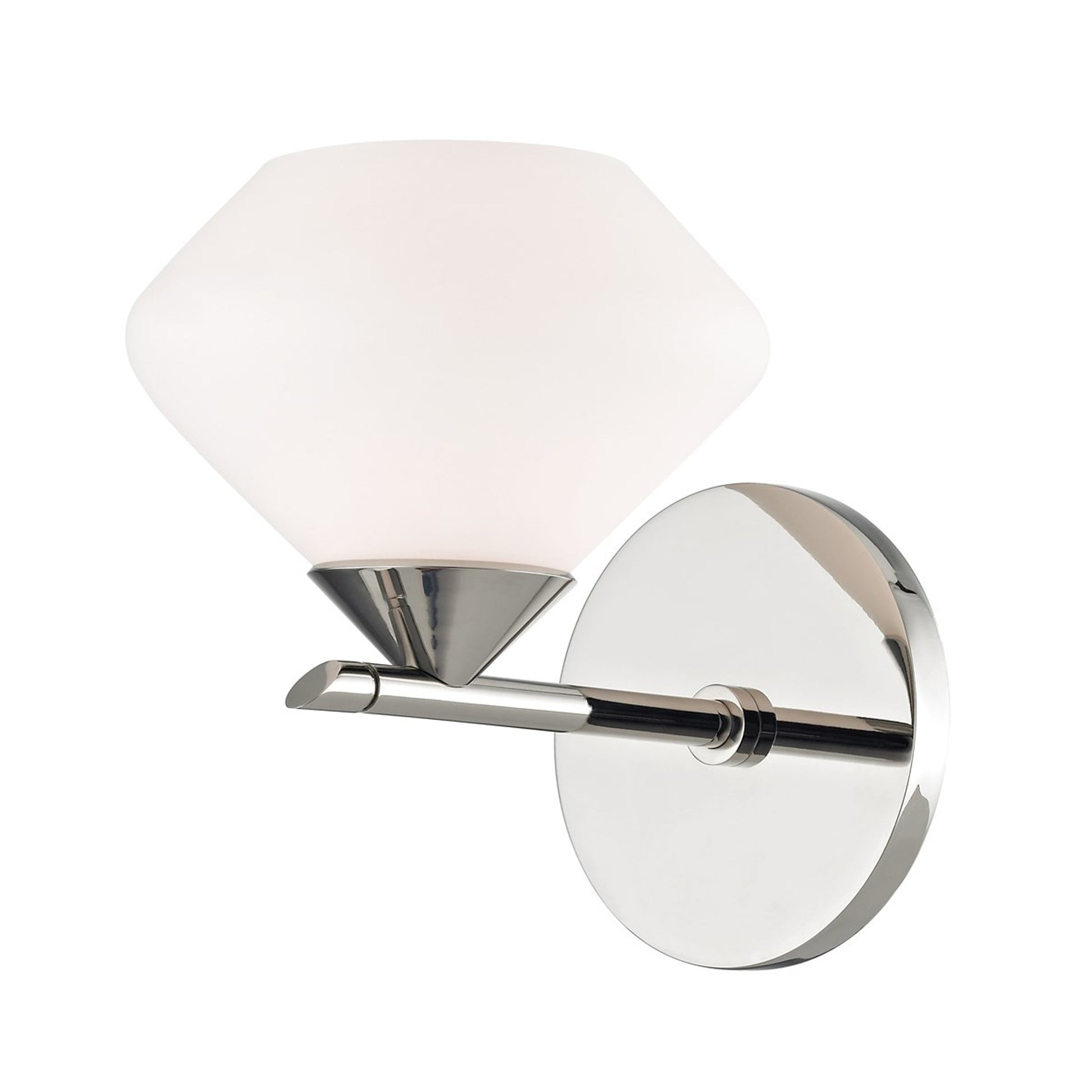 Valerie Bath Wall Light in Polished Nickel (1-Light).