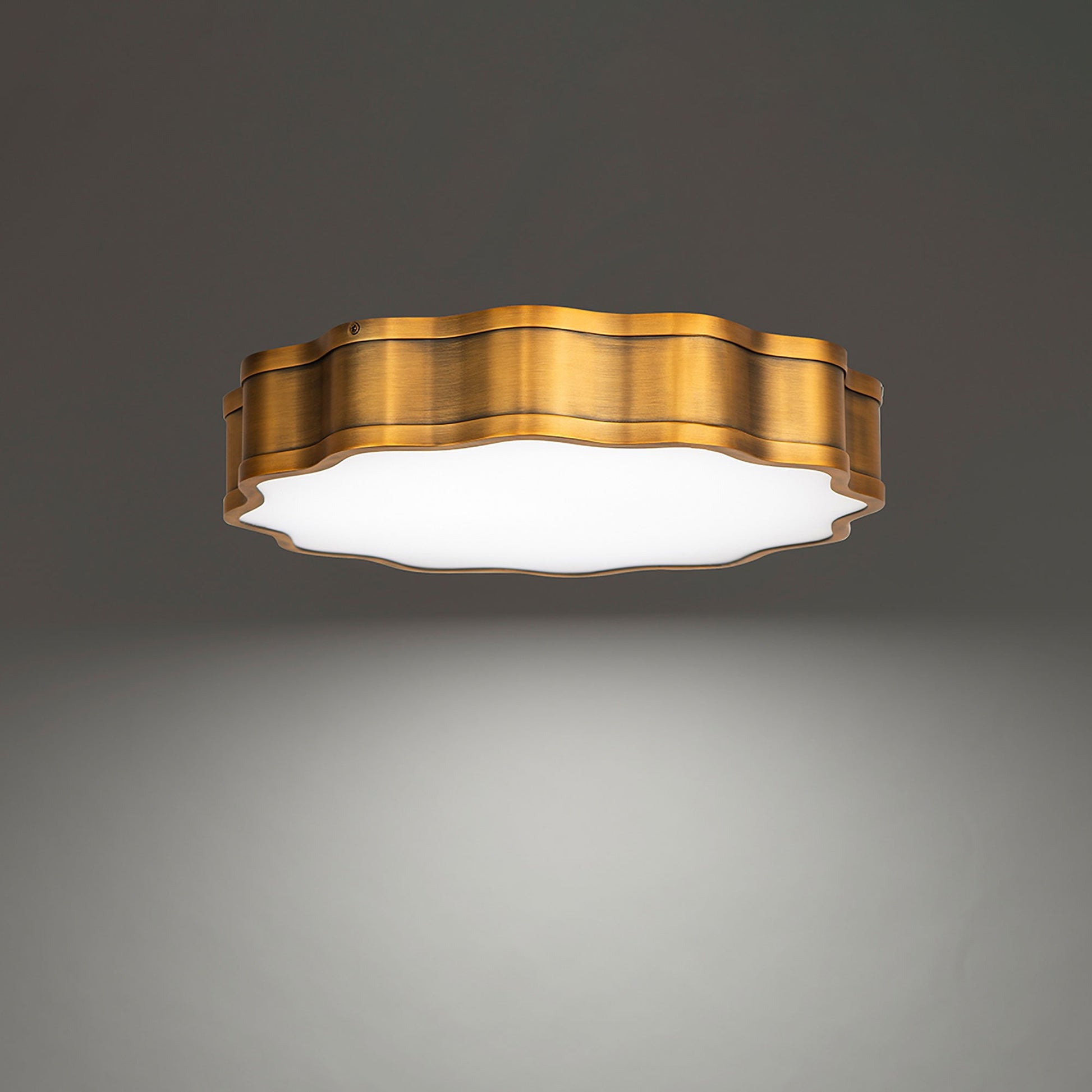 Vaughn LED Flush Mount Ceiling Light in Detail.