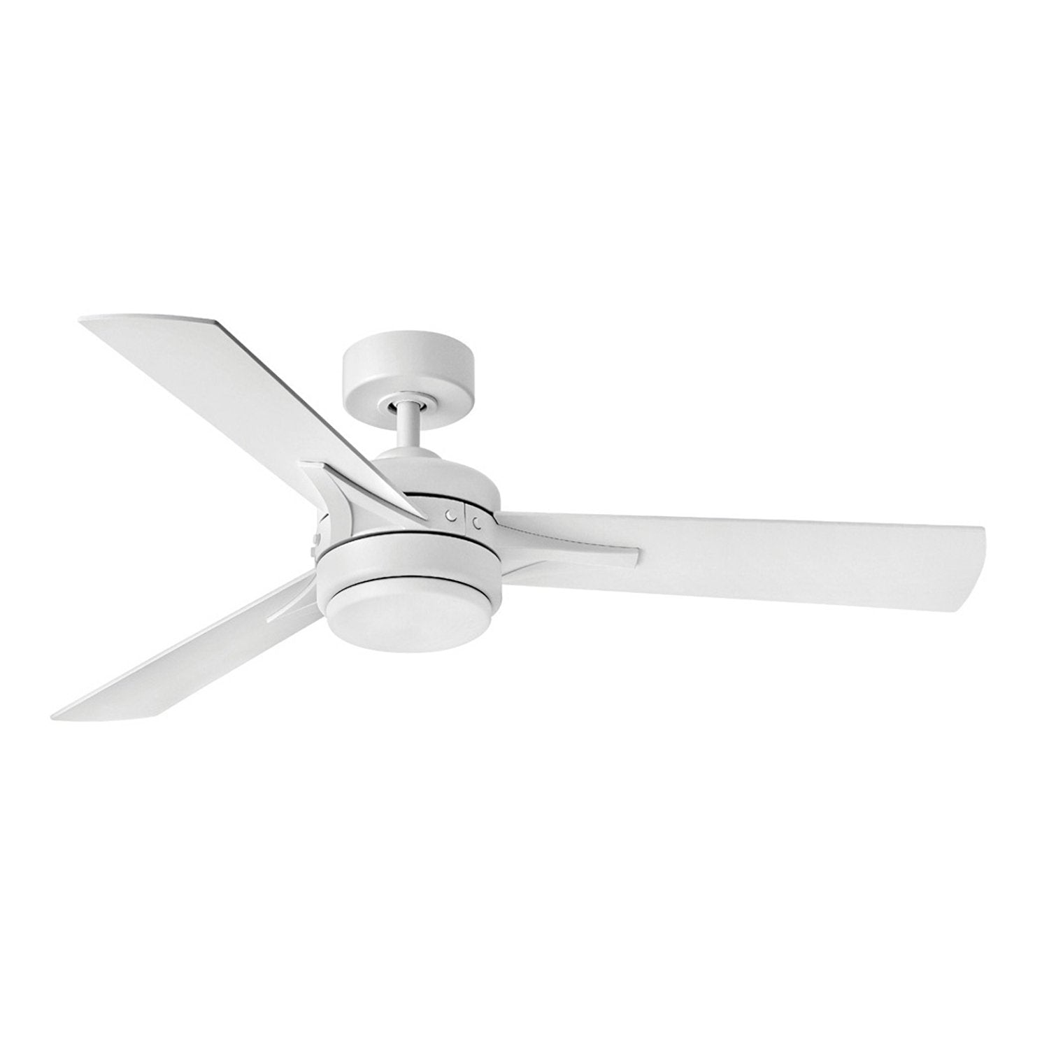 Ventus LED Ceiling Fan in Matte White (52-Inch).
