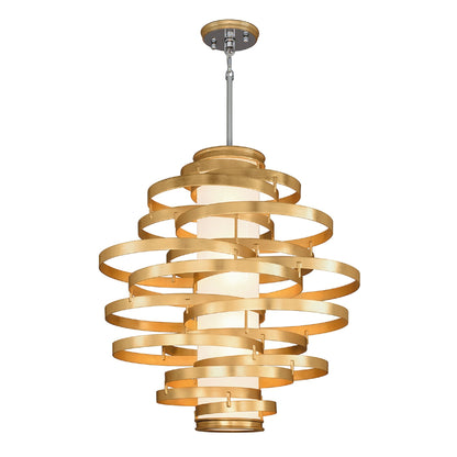 Vertigo Pendant Light in Gold Leaf (6-Light).