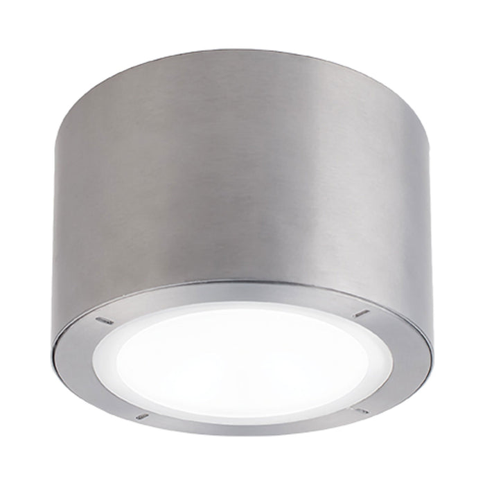 Vessel LED Flush Mount Ceiling Light in Silver.