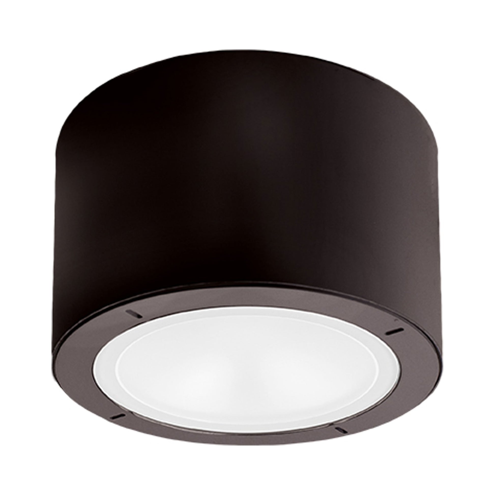 Vessel LED Flush Mount Ceiling Light in Bronze.
