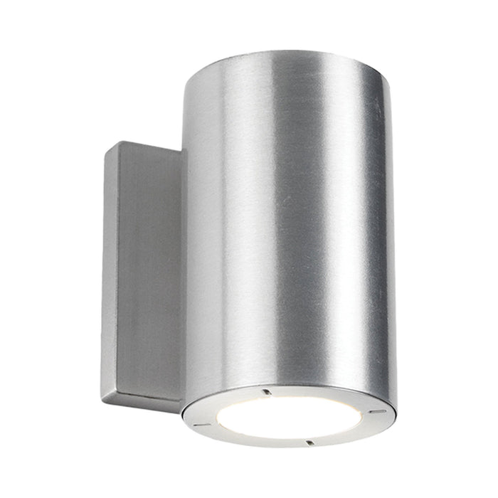 Vessel Outdoor LED Up and Down Wall Light in 1-Light/Brushed Aluminum.