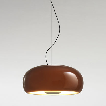 Vetra LED Pendant Light in Large/Amber/0-10V Dimmer.