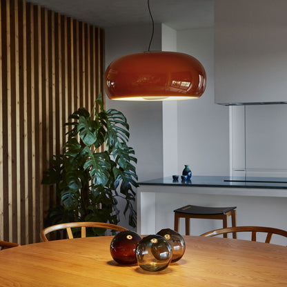 Vetra LED Pendant Light in living room.