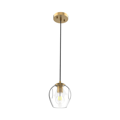 P2069 Pendant Light in Aged Brass.