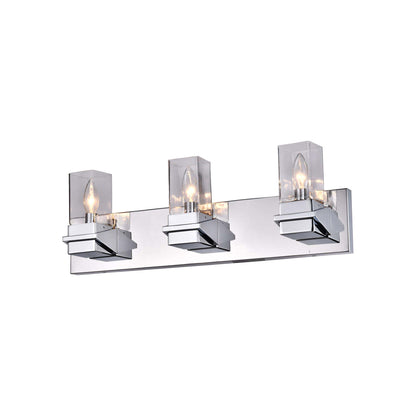 VL9323 Vanity Wall Light in Chrome (3-Light).