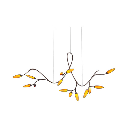 Vines™ LED Pendant Light in Coffee Bronze (14-Light).