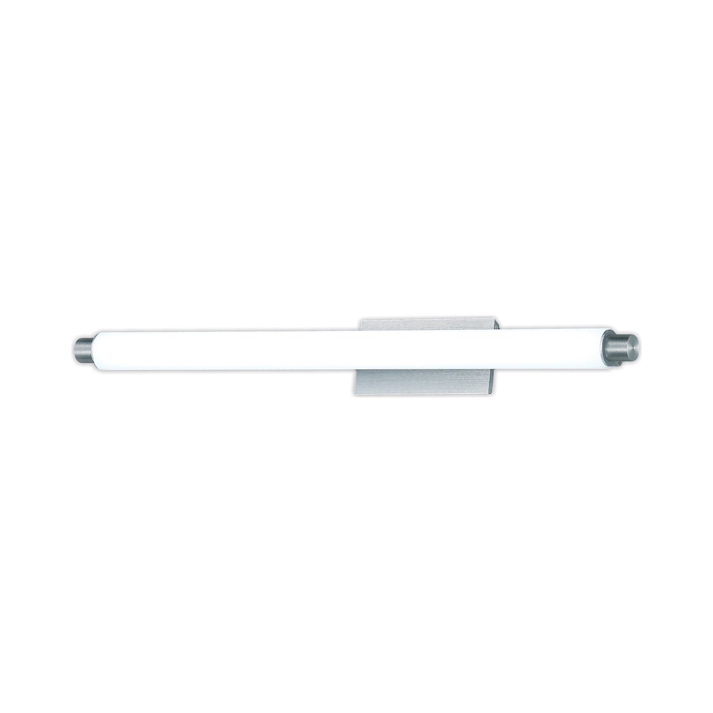 Vista LED Bath Vanity Wall Light in Brushed Aluminum (Medium).