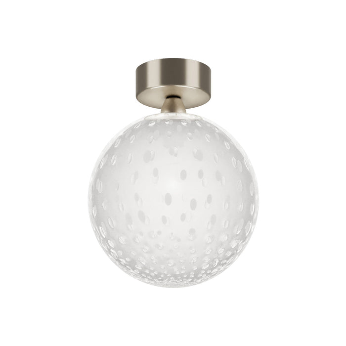 Bolle Semi Flush Mount Ceiling Light in White Bubbles (G9/LED).