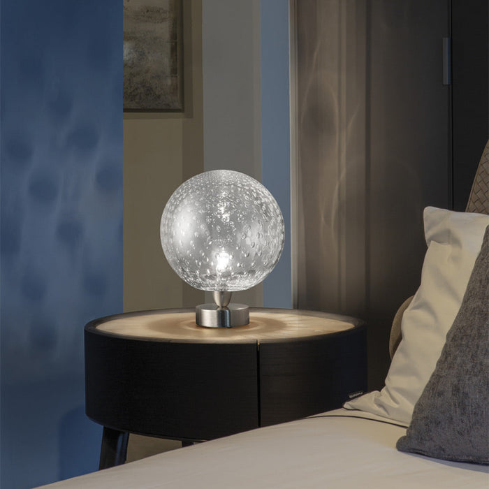 Bolle Table Lamp in bedroom.
